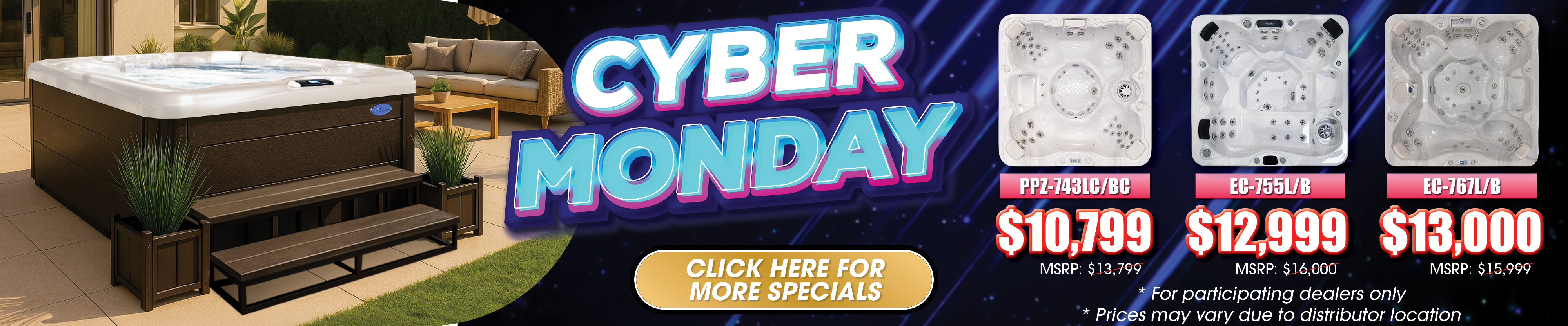 Calspas hot tub being used in a family setting - Miles City